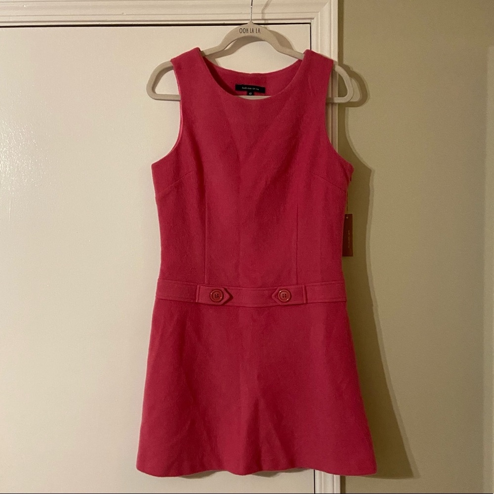 Fashionista Size 10, Hot Pink, Classic, Retro Dress